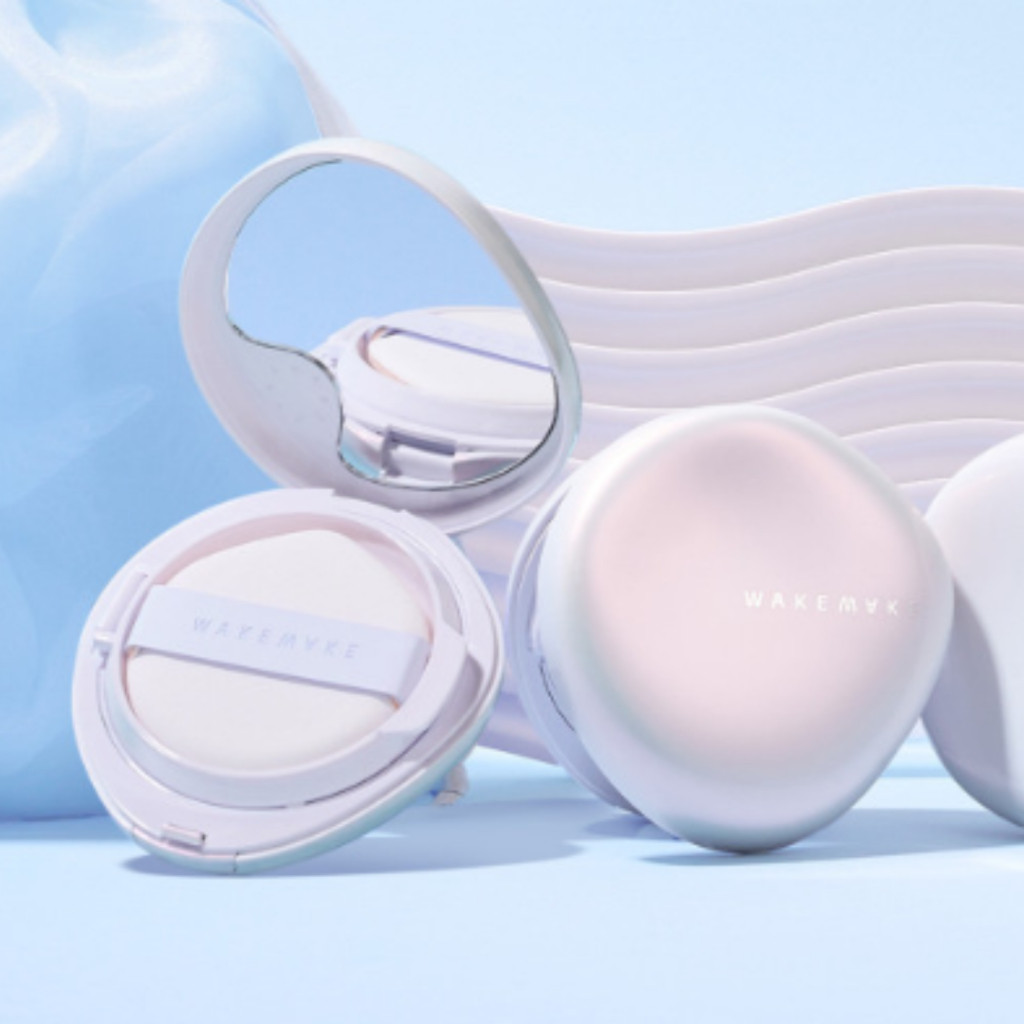 WAKEMAKE Water Glow Coating Cushion SPF50+ PA ++++ | Wakemake Cushion 100% ORIGINAL