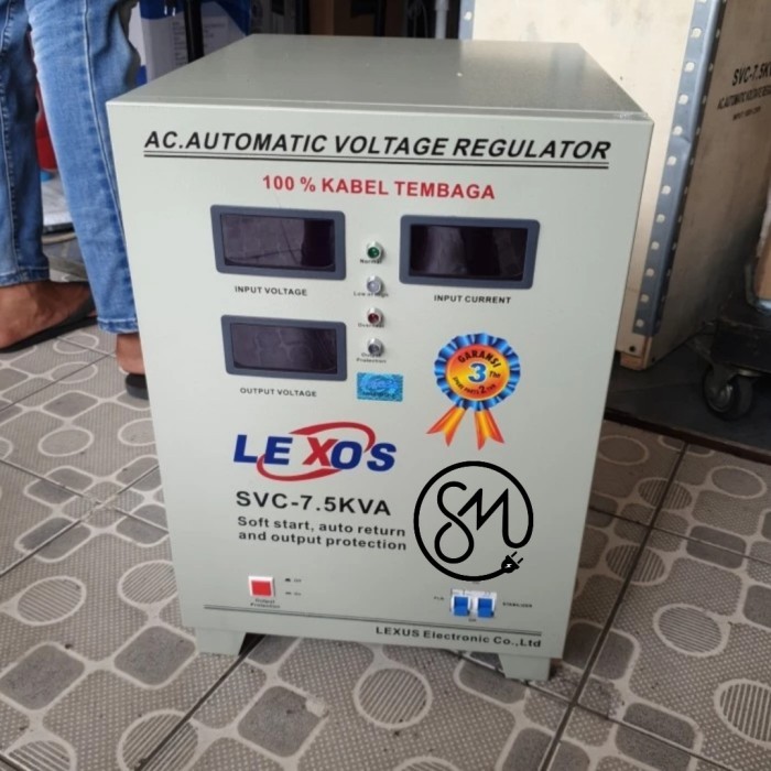 stabilizer Lexos ST 7500-SD 7.5KVA ST7500SD 7.5 KVA 7500 watt Stabil