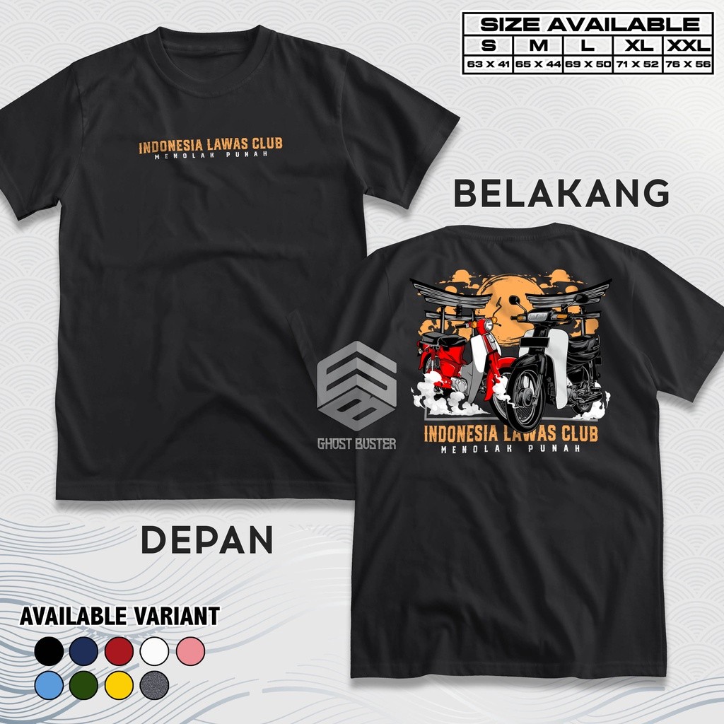 Kaos Racing Honda Astrea C70 Indonesia Lawas Club Menolak Punah Baju Disto Motor Tua Legend Klasik T