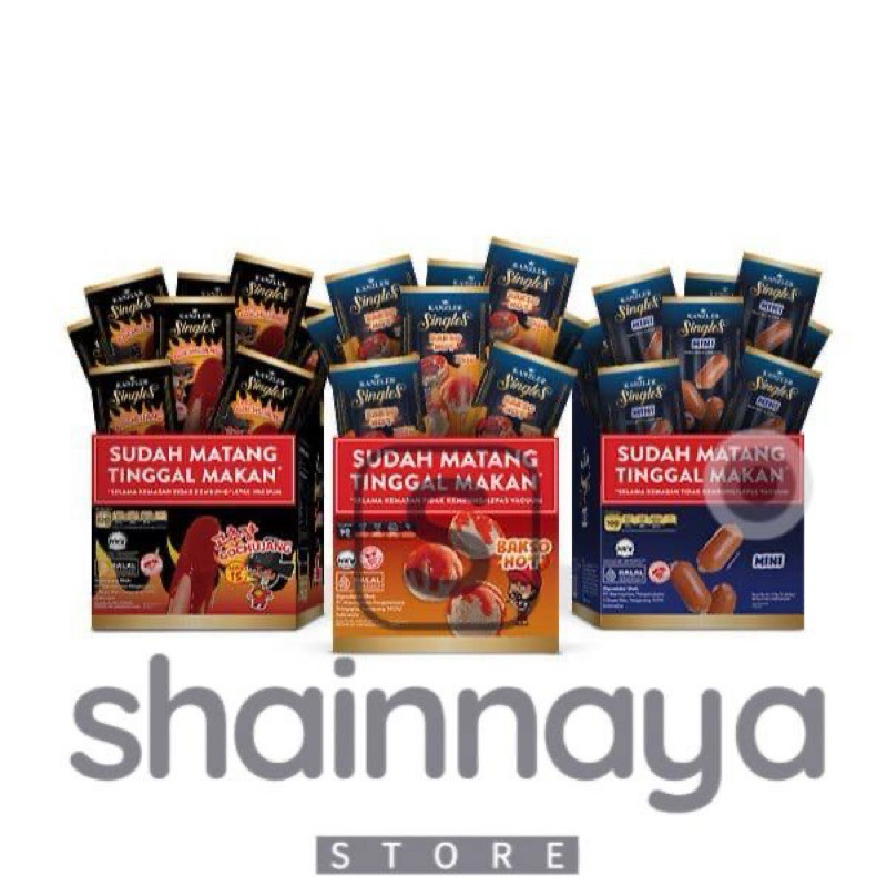 

Sosis Kanzler Singles 65gr - 1 Box Isi 12 Pcs
