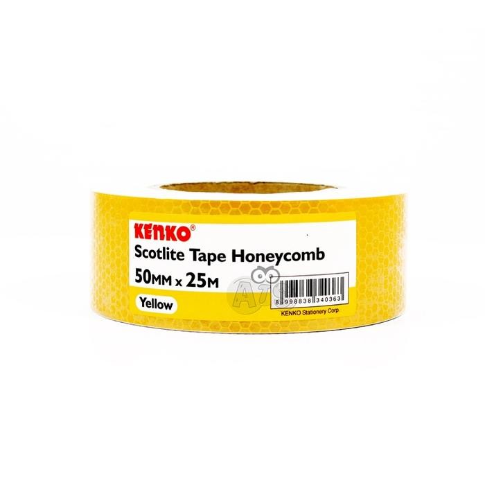 

TERLARIS! Selotip Skotlet / Scotlite Tape Honeycomb Kenko - Kuning