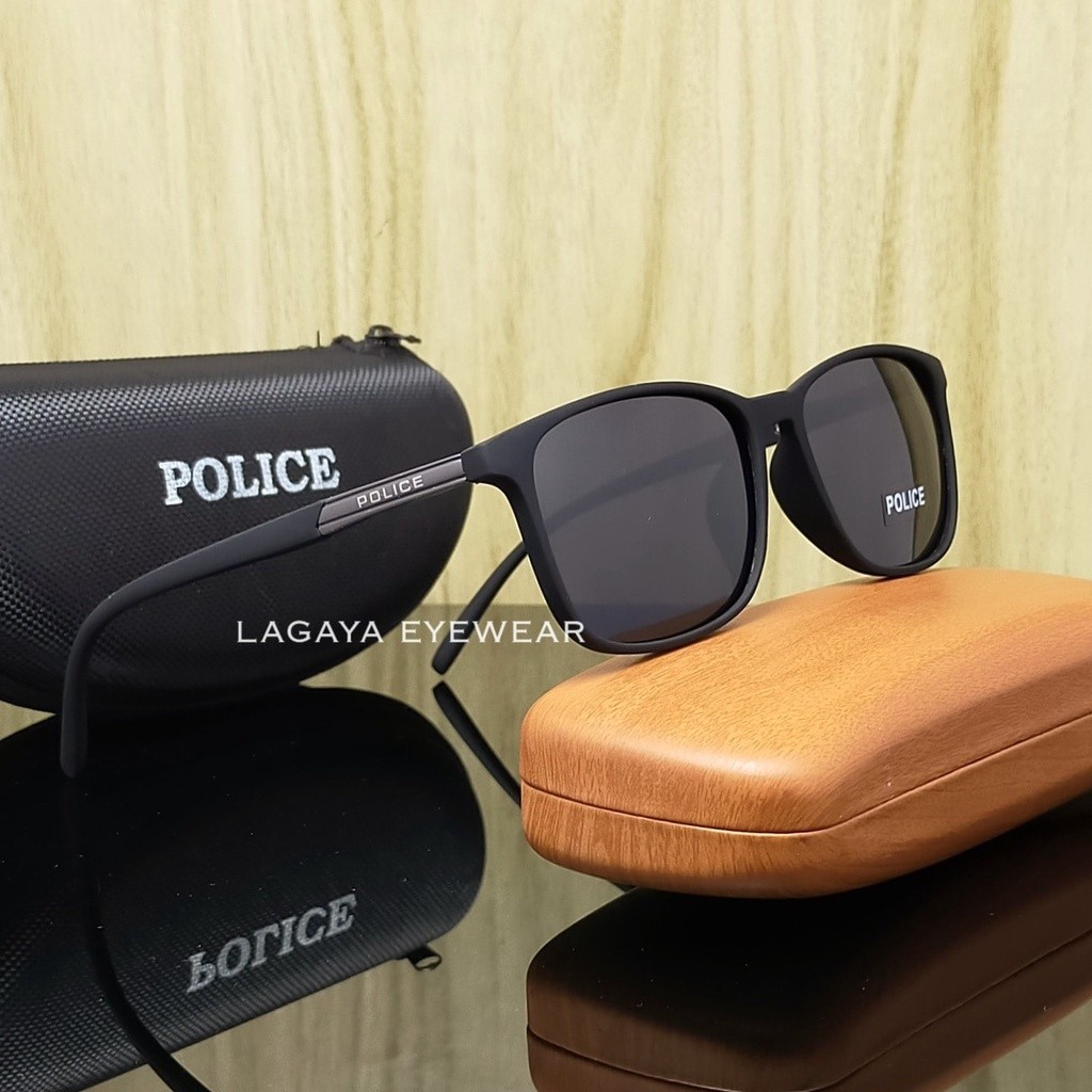 KACAMATA PRIA SPORT POLICE 1216 AKSESORIS MINUS PHOTOCROMIC POLARIZED ANTISILAU ANTIRADIASI FRAME PO