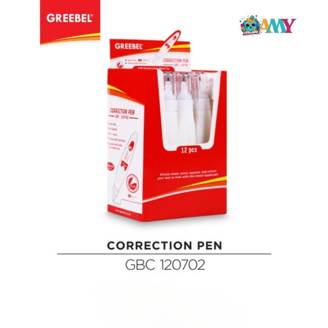 

CORRECTION PEN GREEBEL GBC 120702 AMY STASIONARY