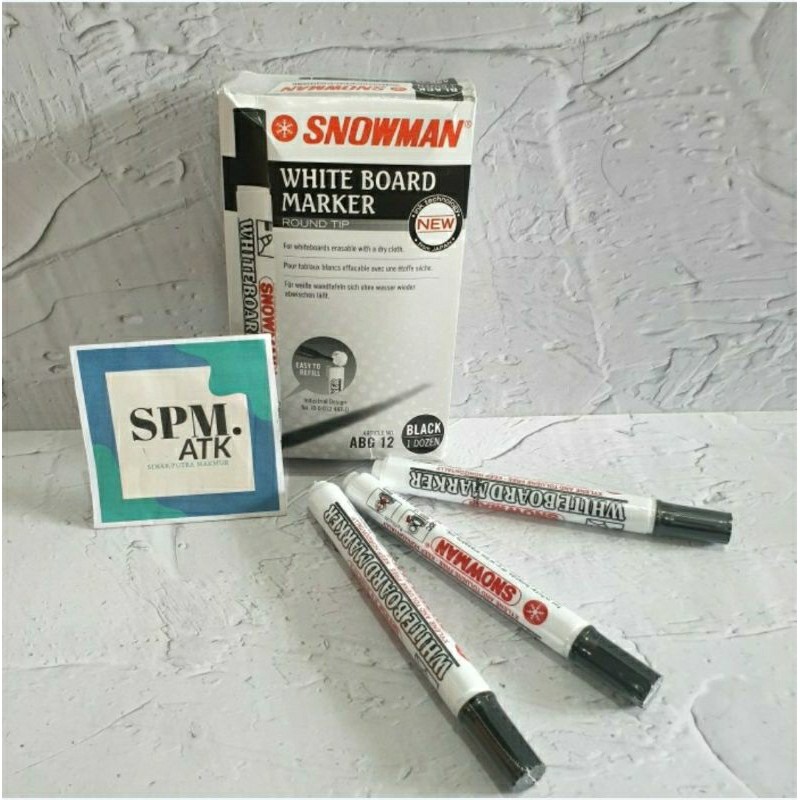 

JAMIN MURAH !!!Spidol Whiteboard Snowman ABG-12(BISA LANGSUNG ORDER)