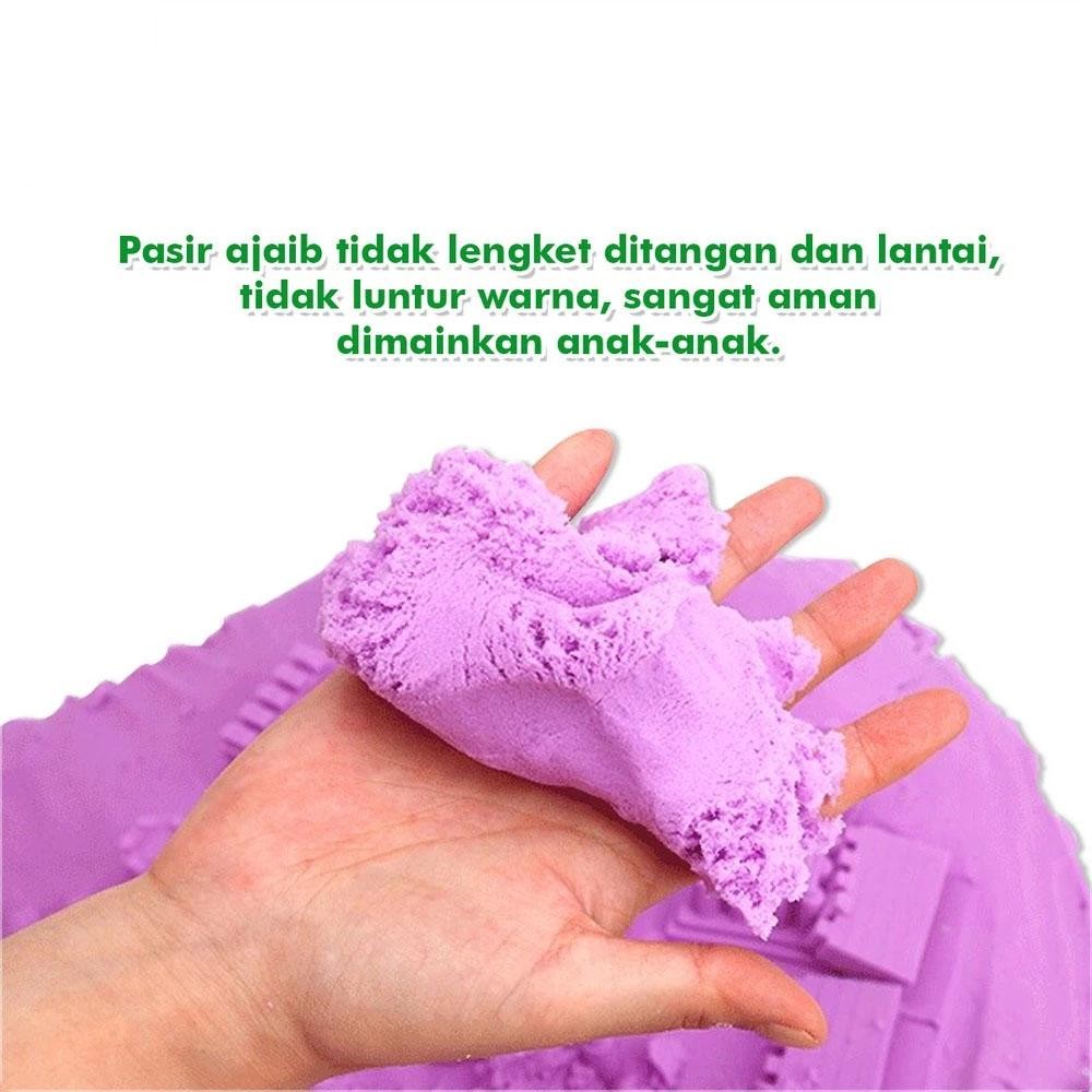 Mainan Anak Pasir 1 Kg Mainan Pasir Ajaib Dan Cetakan Cetakan Sand Kreatif Pasir Mainan Edukasi