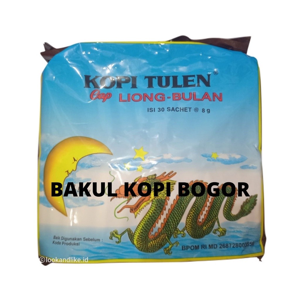 

[Tokome23] COD 30 SACHET KOPI LIONG BULAN MINI ISI 8Gram (TANPA GULA) kopi liong bulan