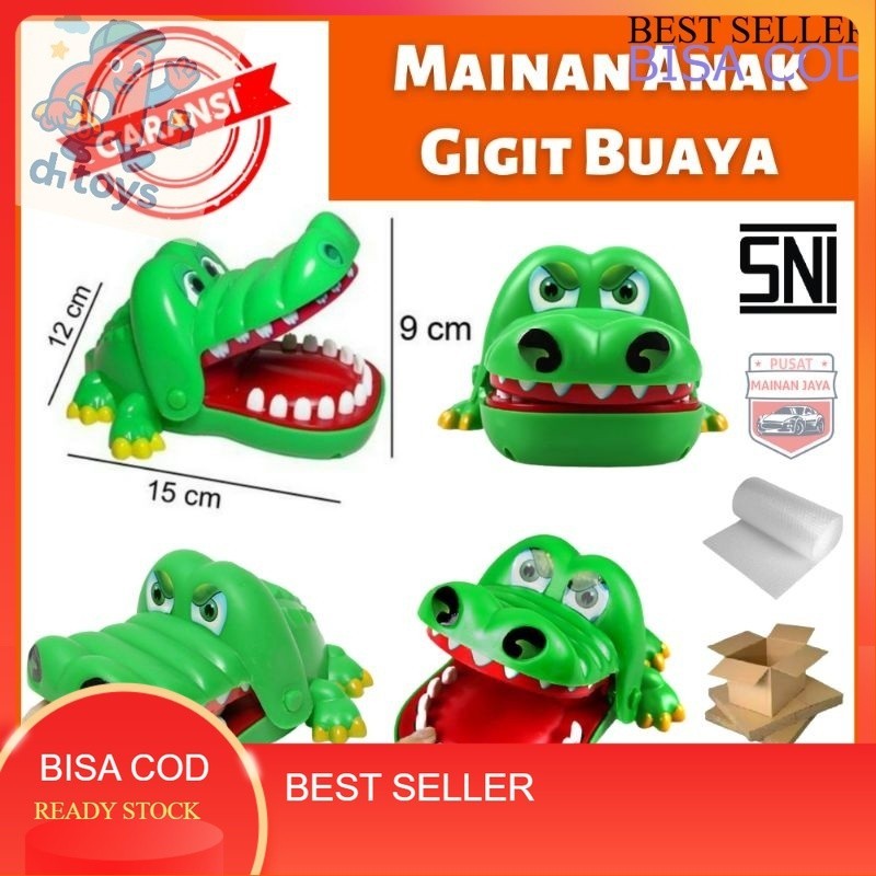 VIRAL mainan buaya gigit jari mainan prank buaya gigi buaya buayaan murah TERMURAH