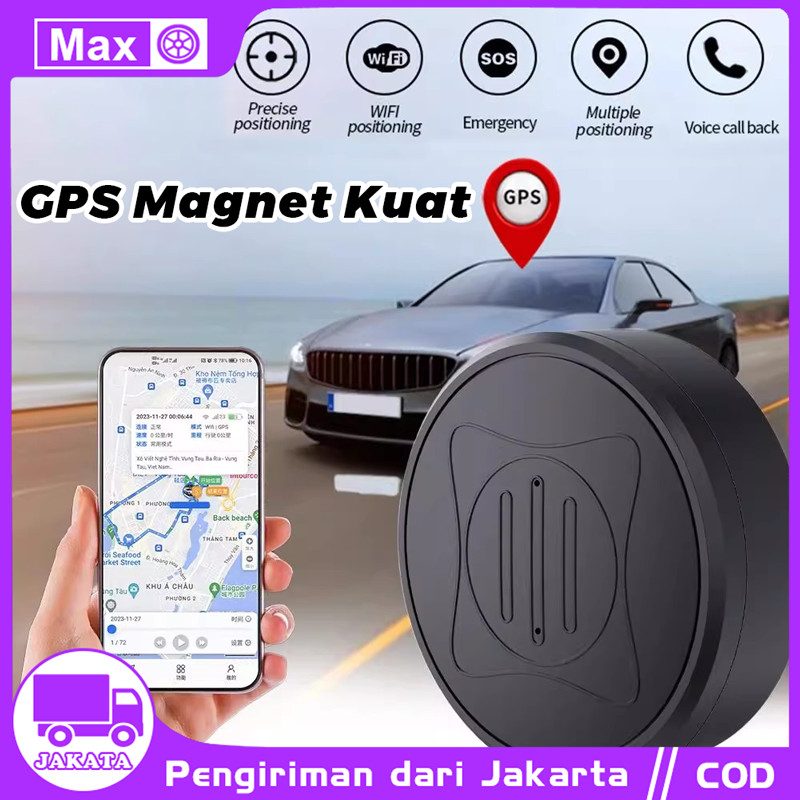 Mini GPS Mobil GPS Alat Perekam Lokasi Pelacak GPS Motor Device GPS Motor Mini Gaya Magnet Yang Kuat