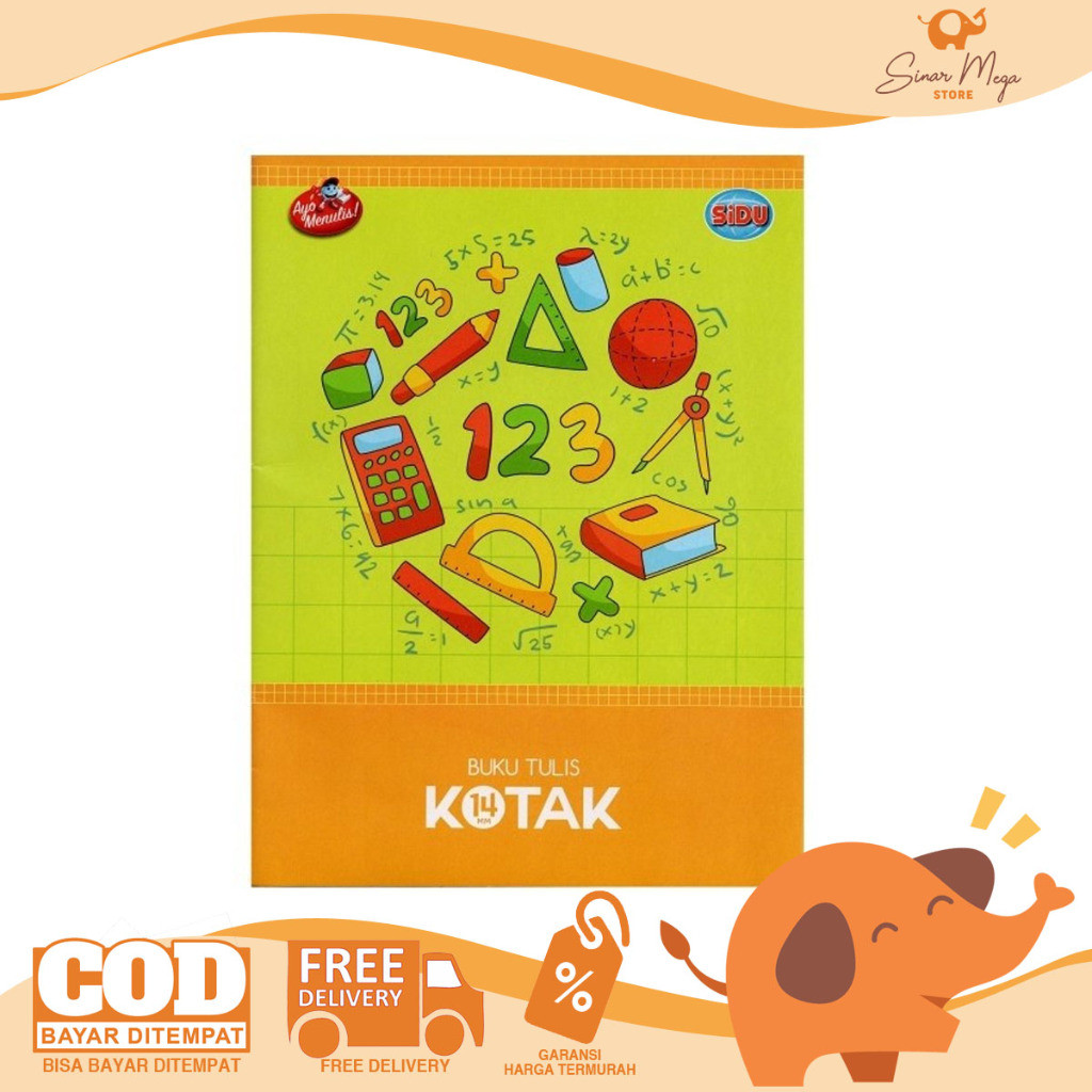 

SIDU Sinar Dunia Buku Kotak Besar 38 Sheets Mandarin SQ 14 Murah