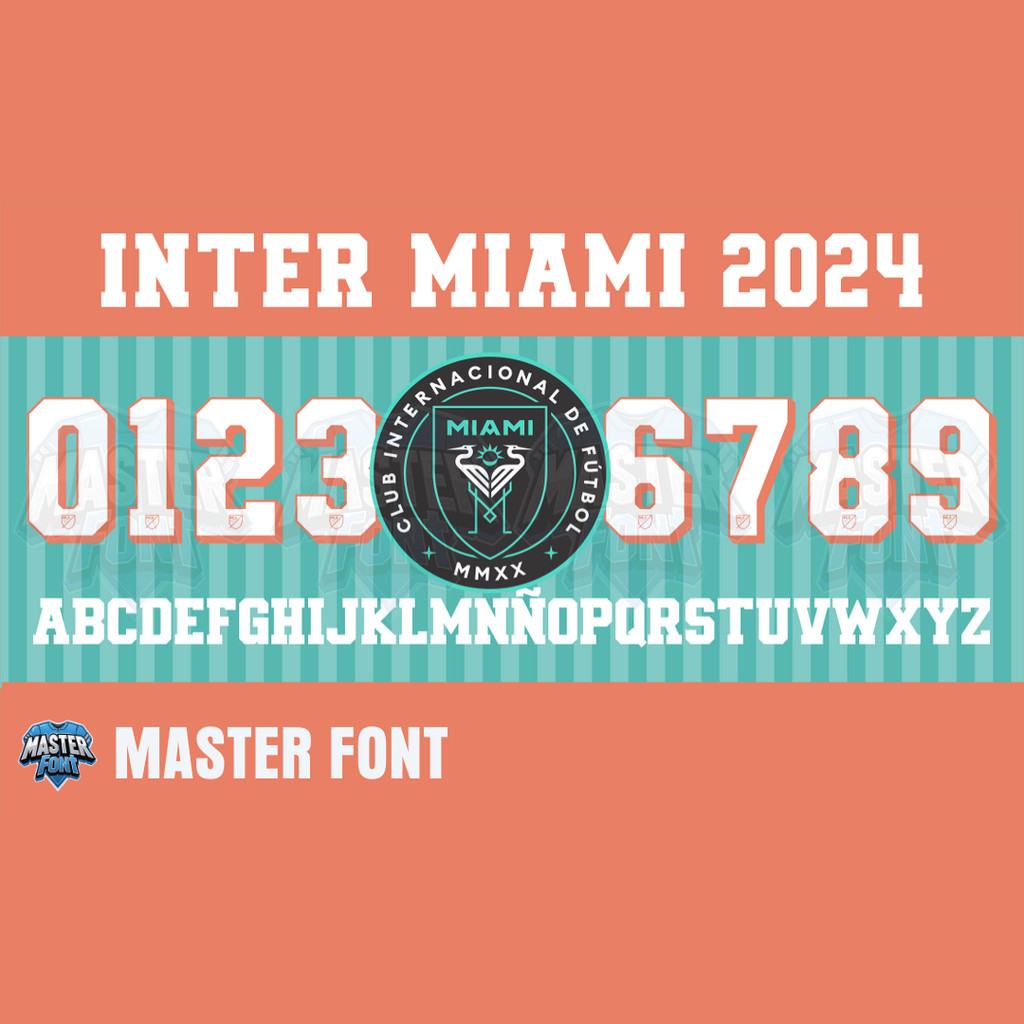Nameset Jersey - Inter Miami Third 2024