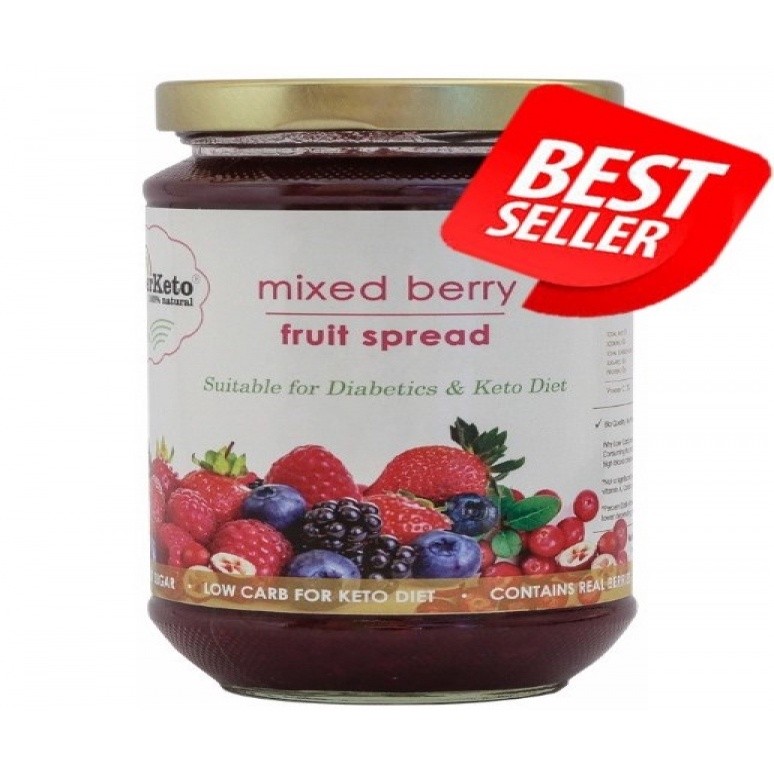 

Freshmax - Mixedberry Selai Freshmax - SuperKeto bebas Gula 250ml Low Carb