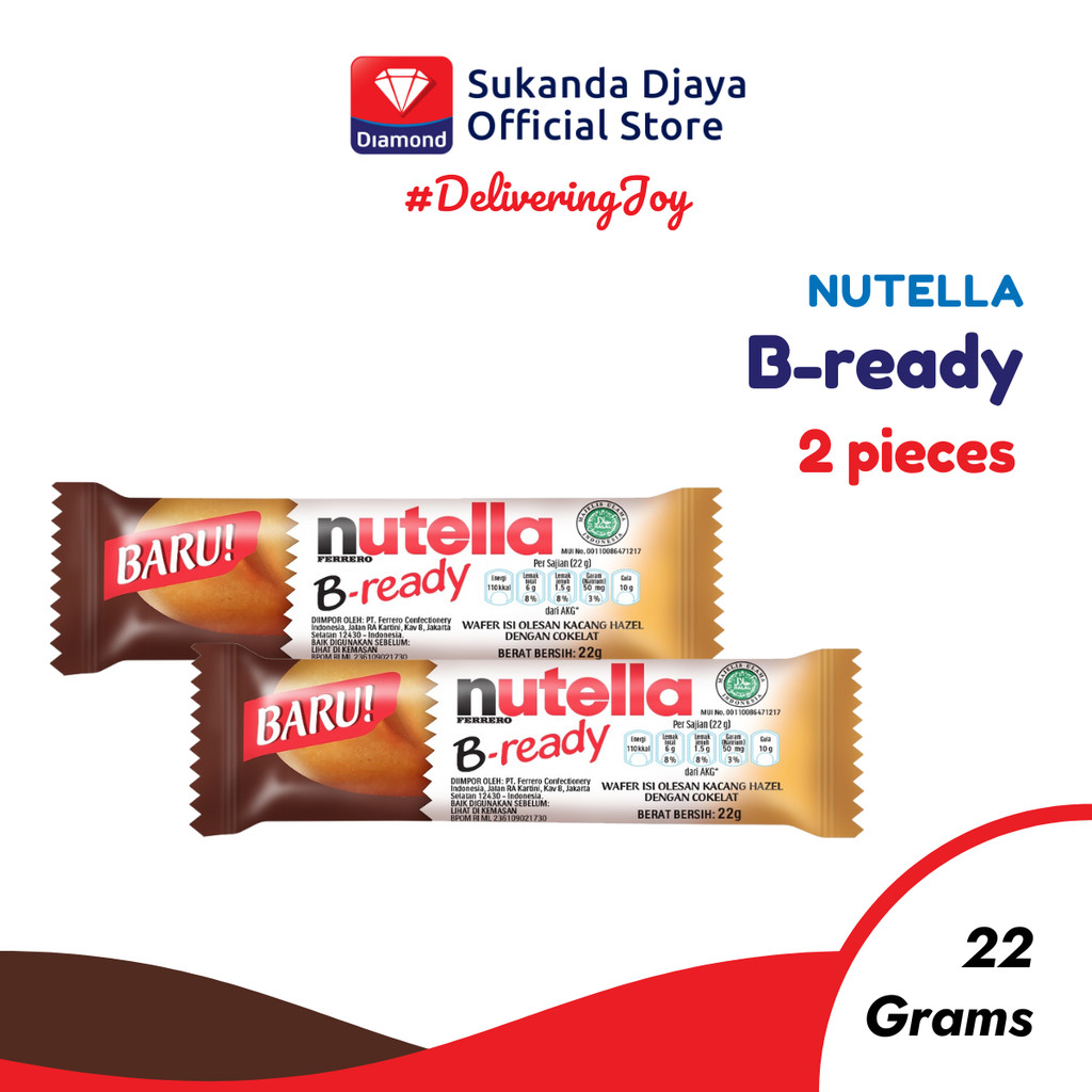 

Nutella B-Ready 22 Gr - Twin Pack