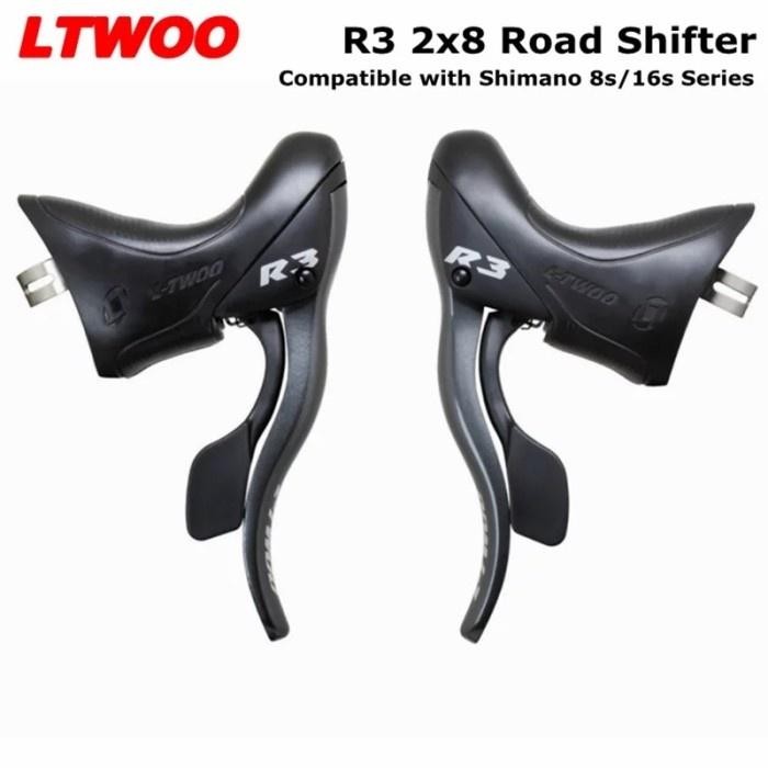 Brifter LTWOO R3 2 8 16 SPEED Shifter 16SPEED KIRI KANAN SEPEDA BALAP LIPAT ROADBIKE COMPETIBEL Shim