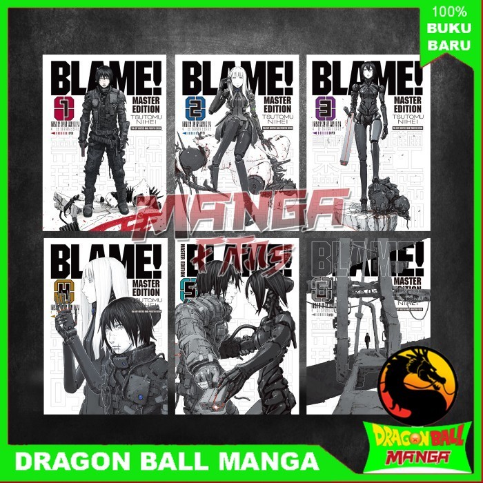 Komik Manga: BLAME Master Edition vol 1-6 by Tsutomu Nihei