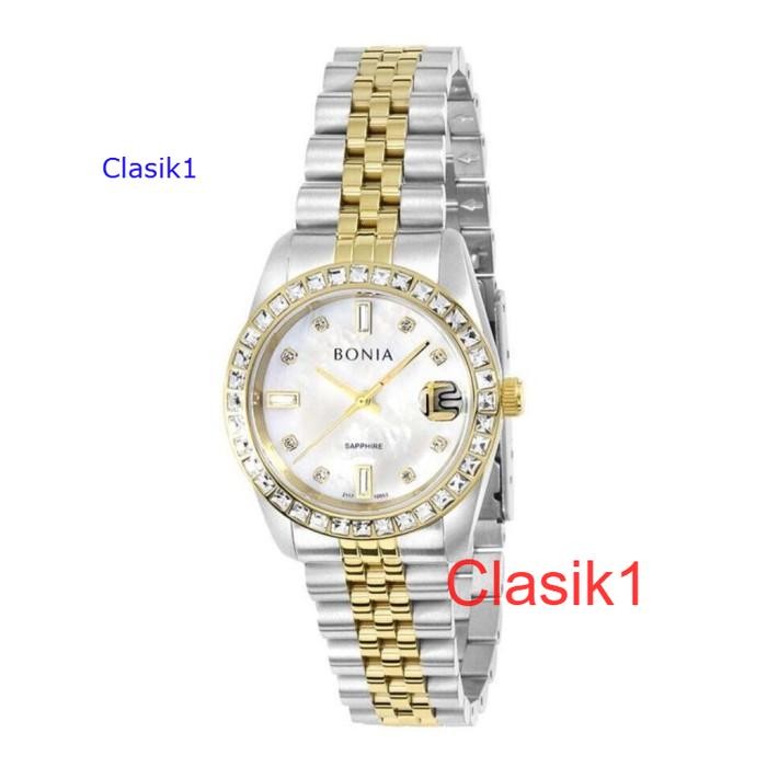 Original 100% Jam Tangan Wanita Bonia BNB10553-3157S jam tangan wanita Bonia  kaca Saphire  bnb10550