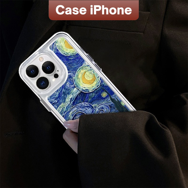 Starry Night Van Gogh Case Iphone 15 Pro Max 6 7 8 X XR XS MAX 11 12 13 14 PRO MAX 12 13 MINI