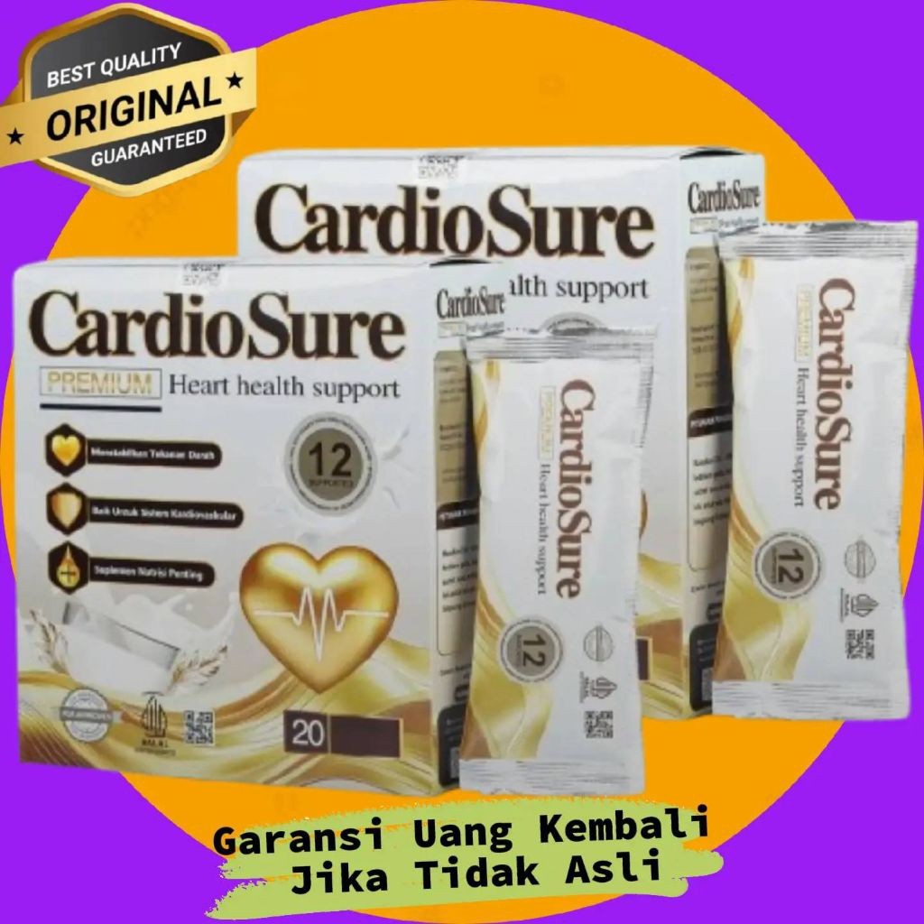 

CARDIOSURE MEMBANTU ATASI HIPERTENSI KOLESTROL DAN ASAM URAT