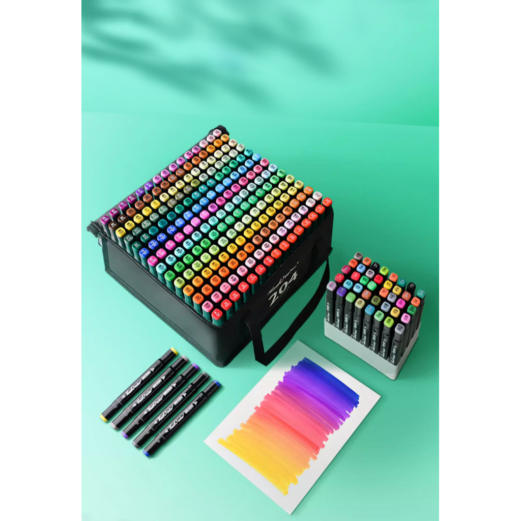 

48/60/80/120pcs Touch Colors Graphic Art Twin Tip Marker Pen Set Color Dual Head Drawing Copic Brush Pen