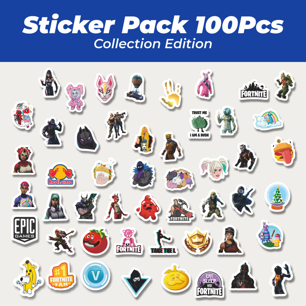 

Hot Stiker Kartun Fortnite Stiker Lucu Anti Air Stikers Berperekat Waterproof Sticker Decal Buat Motor Helm Buku Journal Koper Casing HP Laptop Botol Minum