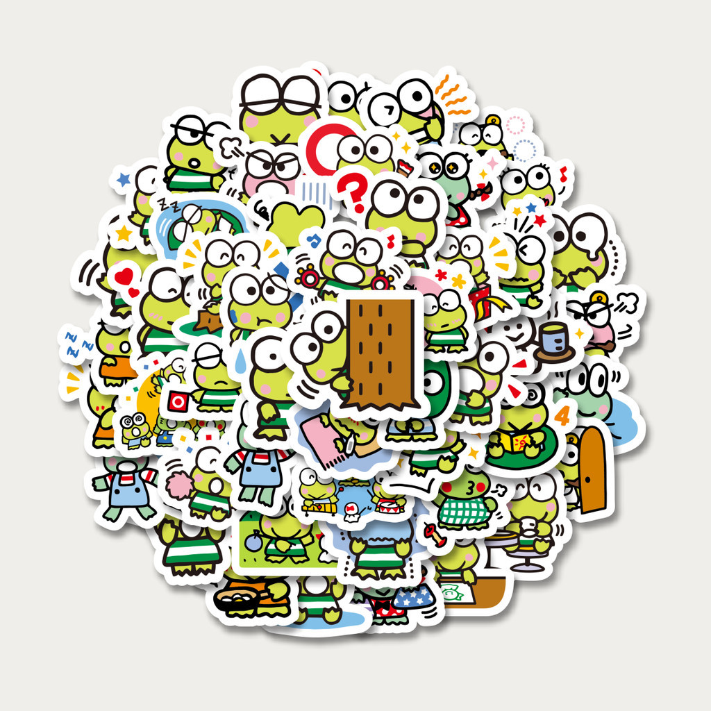 

Sticker Pack Stiker Kartun Keroppi Versi 2 | Sticker TUMBLR | Stiker LAPTOP KOPER HELM