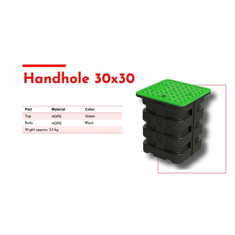 HANDHOLE FIBER OPTIC TELKOM PIT PORTABLE 30x30 HAND HOLE BAK KONTROL