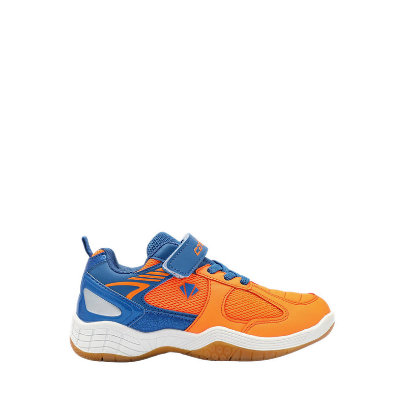 Carlton Unisex Kids Badminton Shoes - Orange/Blue