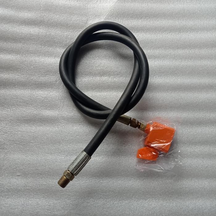 selang pigtail gas tabung 12kg + regulator zepplin 180