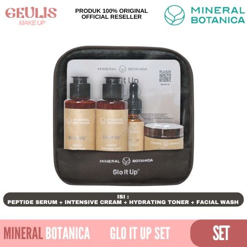 MINERAL BOTANICA / Glo It Up Series / Glowing / Set / Intensive Cream / Facial Wash / Hydrating Tone