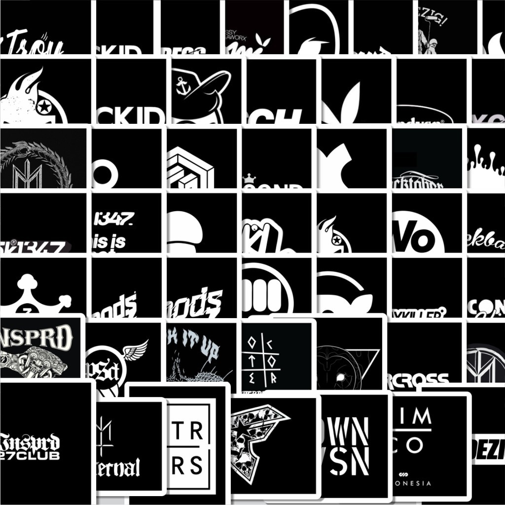 

Stiker Cutting Pack Stiker Random Black & White Versi 8 Isi 100Pcs Series Aesthetic Lucu Keren Untuk Koper Bahan Vynil