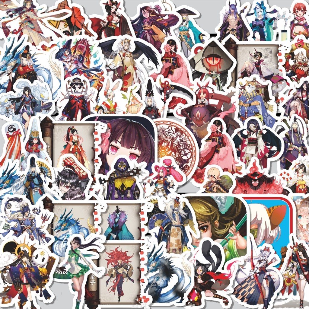 

Stiker Cutting Pack Stiker Anime Onmyōdō (Ilmu Sihir Jepang) Isi 100Pcs Series Aesthetic Lucu Keren Untuk Koper Bahan Vynil