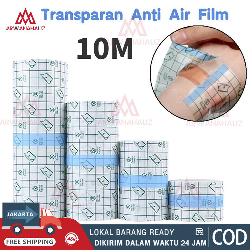 10/20CM×10M Plester Anti Air / Tranparent Film Dressing Roll / Anti Luka Plester / Pita Medis Anti A