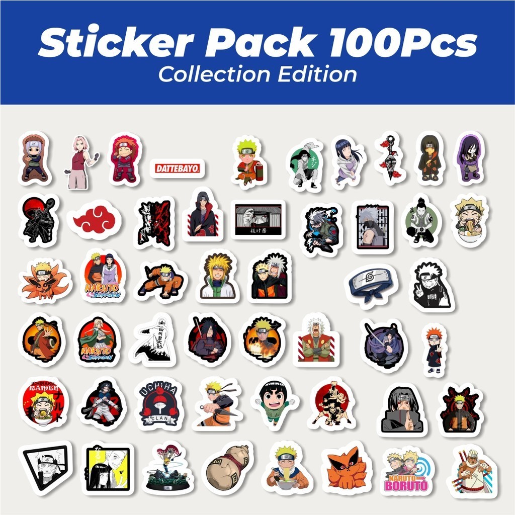 

Hot Stiker Anime Kartun Naruto Lucu Anti Air Stikers Berperekat Waterproof Sticker Decal Buat Motor Helm Buku Journal Koper Casing HP Laptop Botol Minum