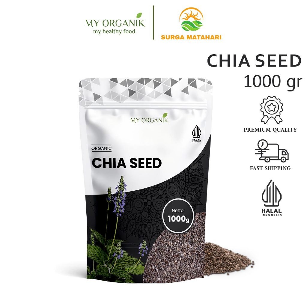 

My Organik Chiaseed Organik Chia Seed Premium Quality 1 Kg