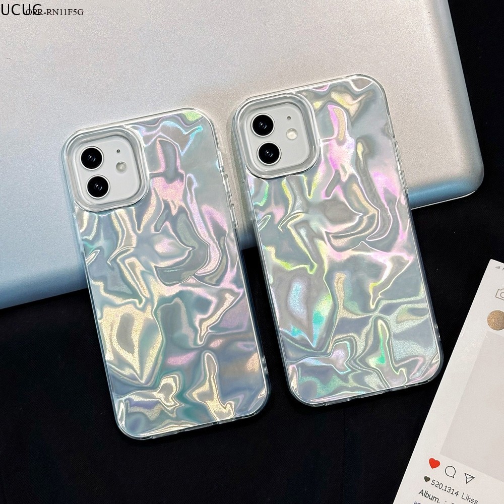 UCUC Casing Hp Beautiful Hardcase For OPPO Reno 11F 8T 7Z 8Z 7 8 5 5F 4F 4 4G 5G Case Kesing C10000 