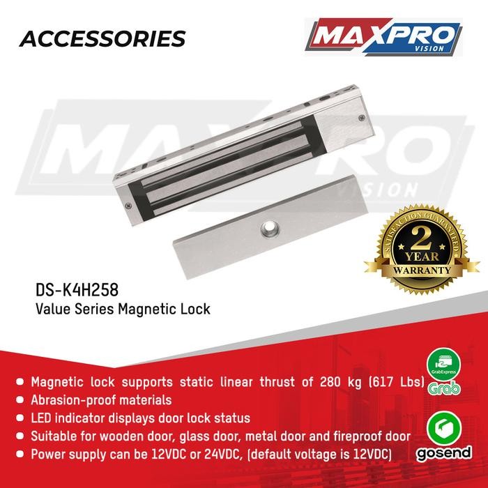 

DS-K4H258S - MAGNETIC LOCK