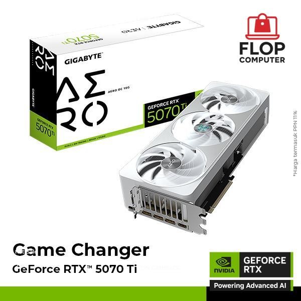 VGA Card Gigabyte GeForce RTX 5070 Ti AERO OC 16G - 16GB GDDR7