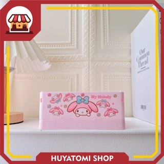 Sale Box lipat Storage box kecil serbaguna Snoopy Batzmaru Kuromi Pooh My Melody Kuromi Cinnamoroll 