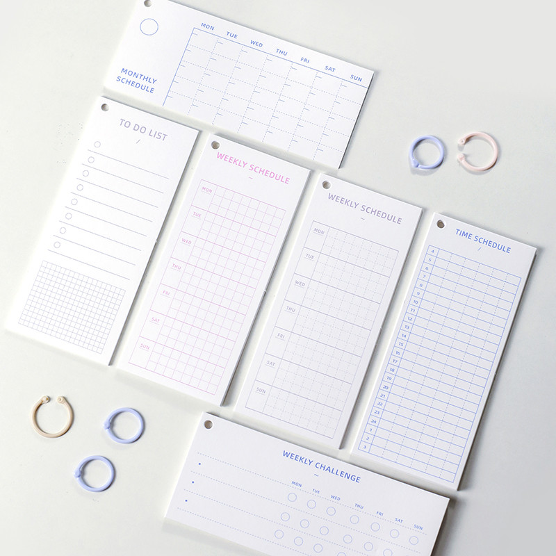 

IMOON 10 Sheets Simple Stylish Memo Pad Notes for Schedule Planning Tasks Appointments Reminders Home Office
