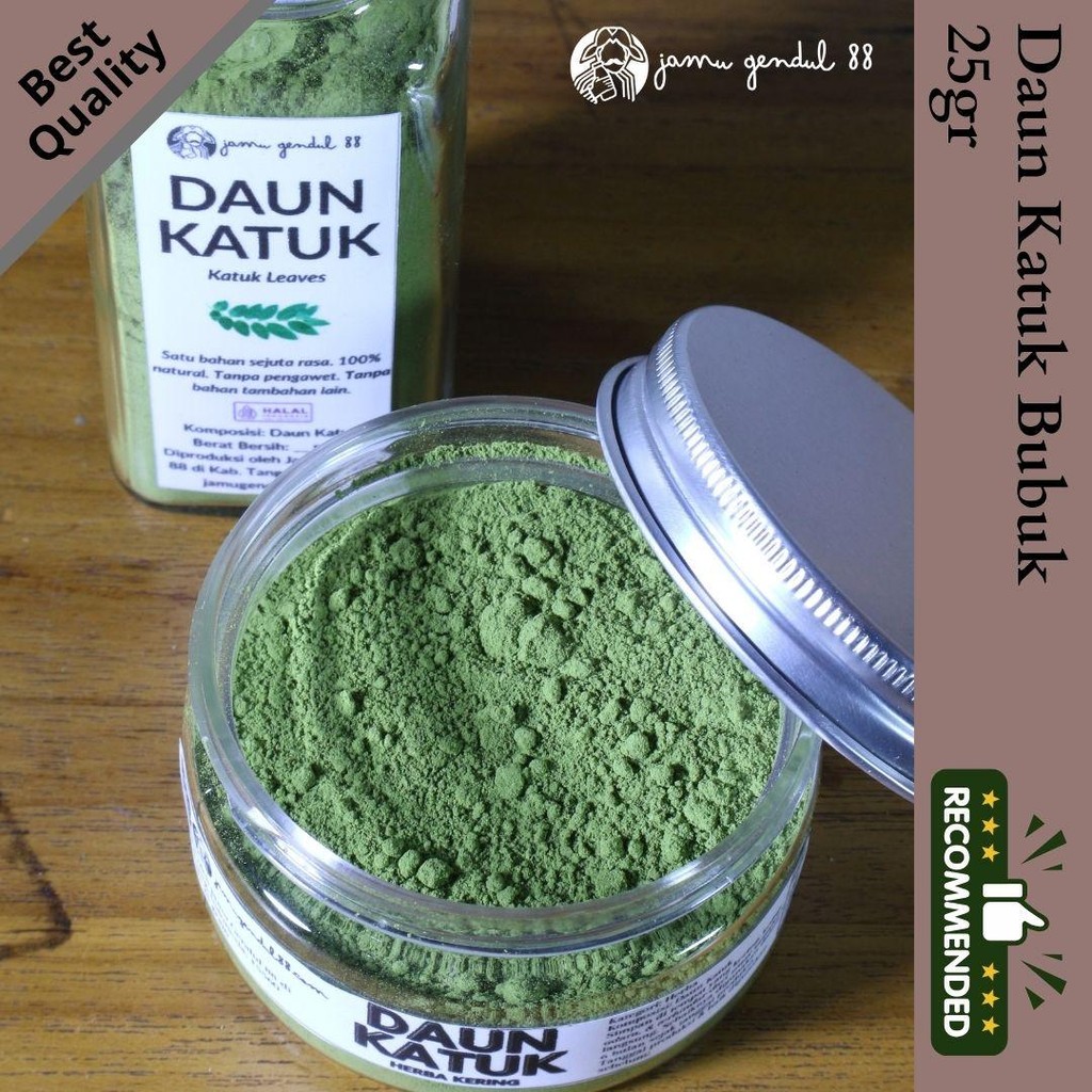 

Daun Katuk Bubuk - High Quality Vegetable Powder by Jamu Gendul 88
