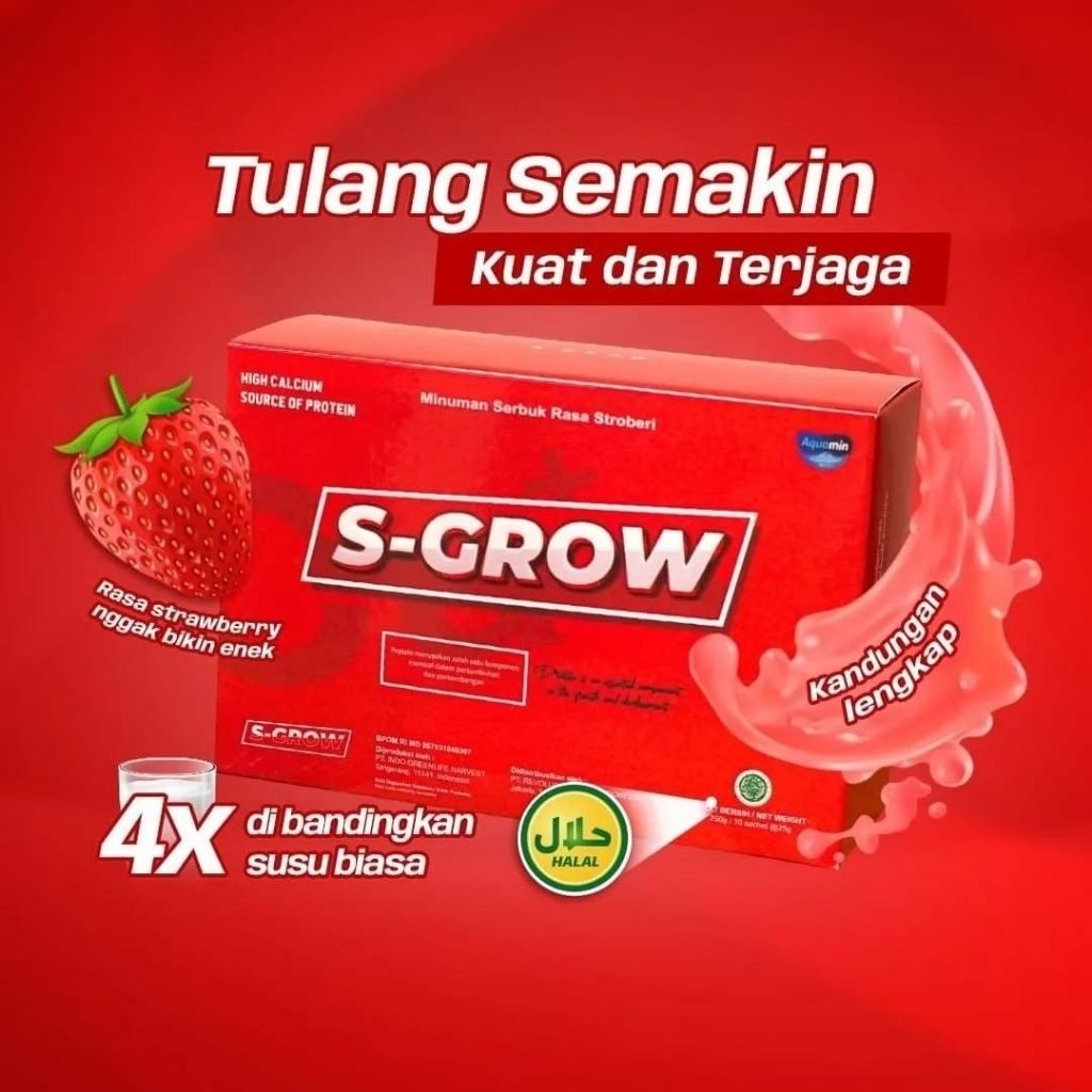 

S-GROW Susu Peninggi Badan Terbaik
