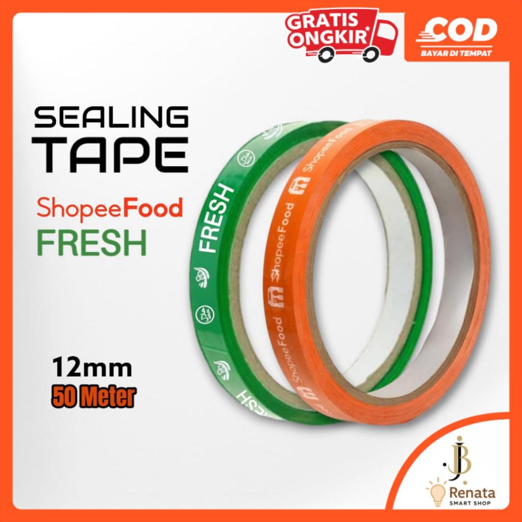 

Tape Fresh Lakban Isolasi Selotip 12mm 50M Orange Hijau COD Gratis Ongkir Renata Smart Shop