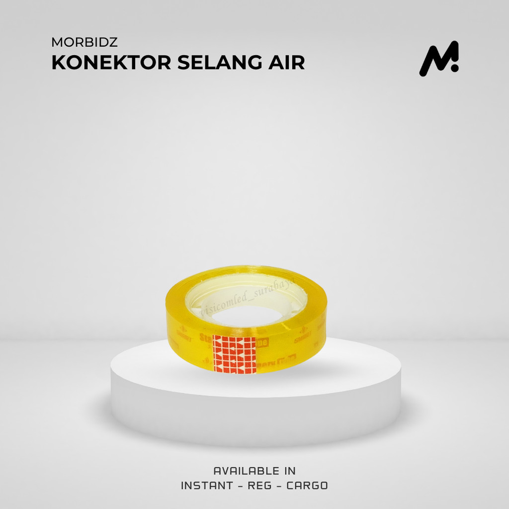 

MBZ Isolasi Selotip Bening Transparan 12mm 25 Yard Solasi Kecil