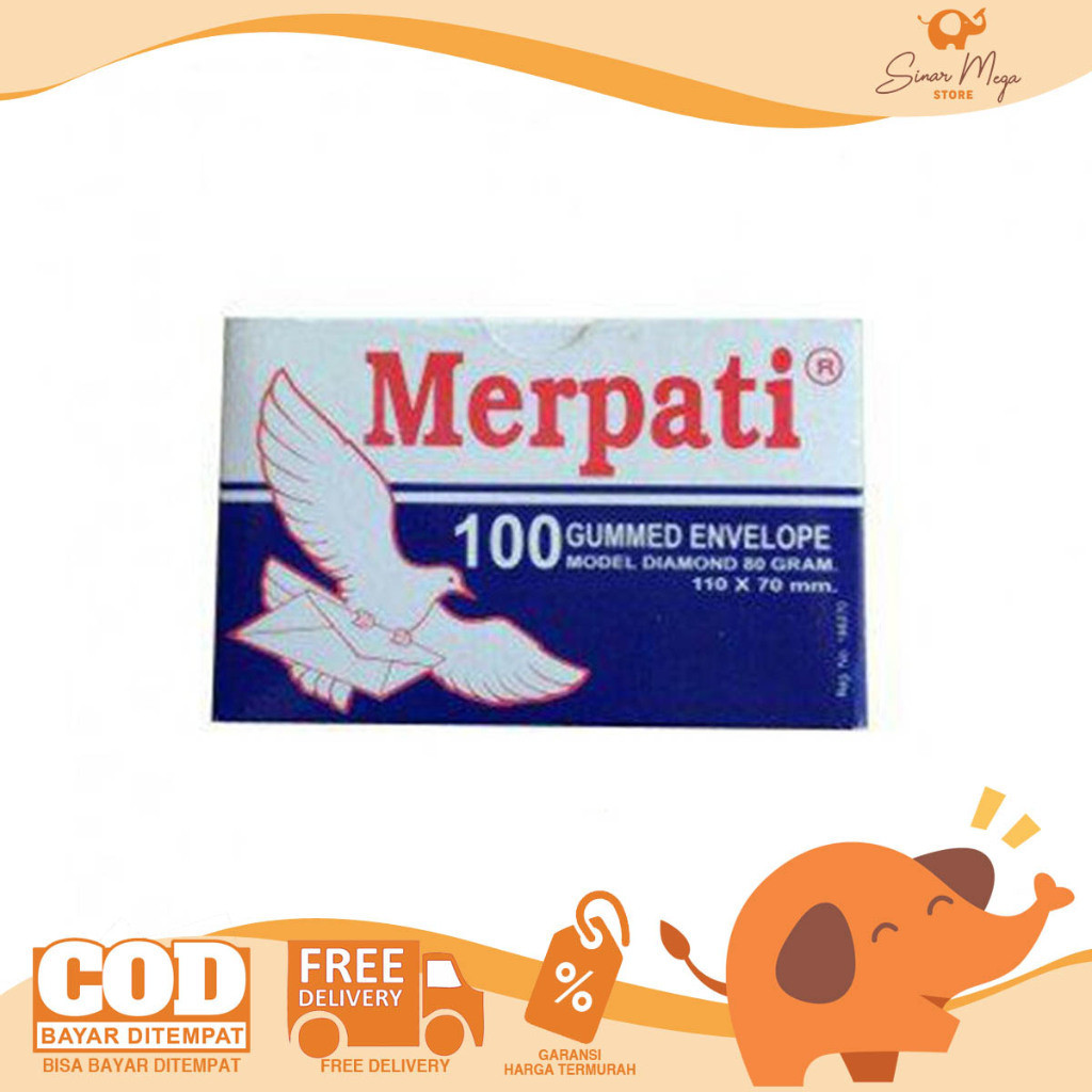 

Kiky Merpati Amplop Mini 110x70mm Isi 100 Murah