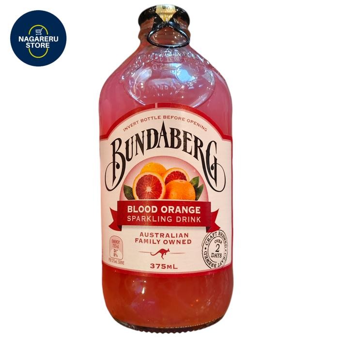 

Bundaberg spiced ginger beer || traditional lemonade || burgundee creaming soda || peach || lemon, lime & bitters || pink grapefruit sparkling drink || sarsaparilla || blood orange || passion fruit || guava 375 ml - blood orange