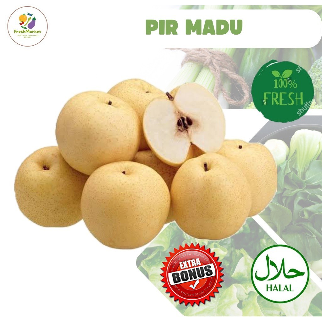 

Pir Madu Buah Segar 1 Kg Sayurinstant