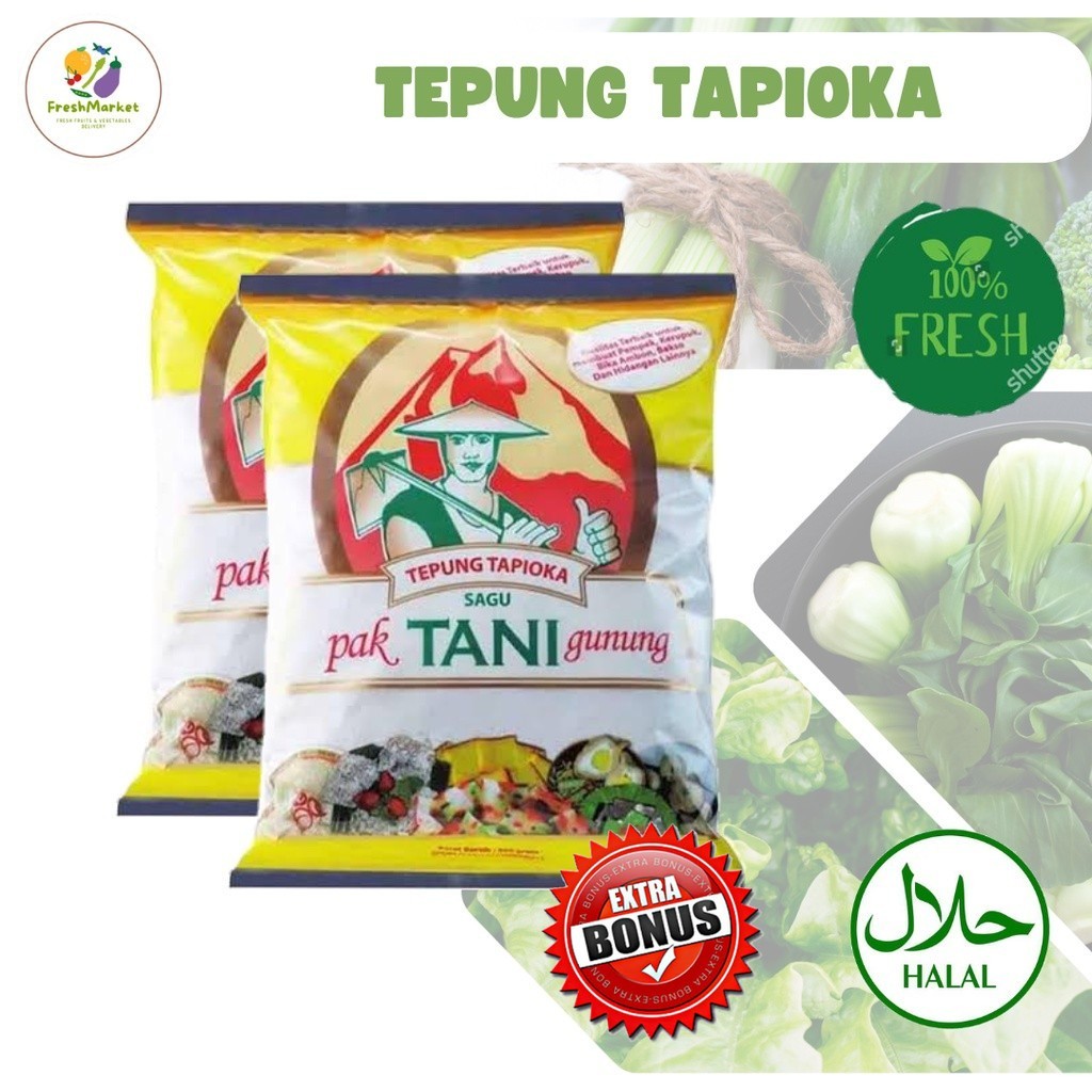 

Tepung Tapioka Cap Tani 500 Gram Sayurinstant