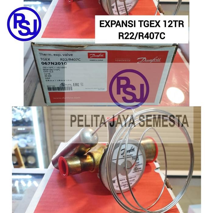 EXPANSI VALVE DANFOSS TGEX 12TR / R22/R407C / DANFOSS TGEX 12TR