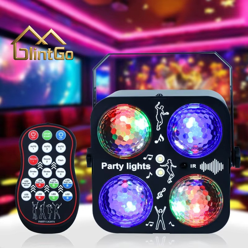 Lampu Party Lampu KTV/Bar Lampu Disko LED 3 in 1 Lampu Proyeksi Remote untuk Party/KTV/Bar