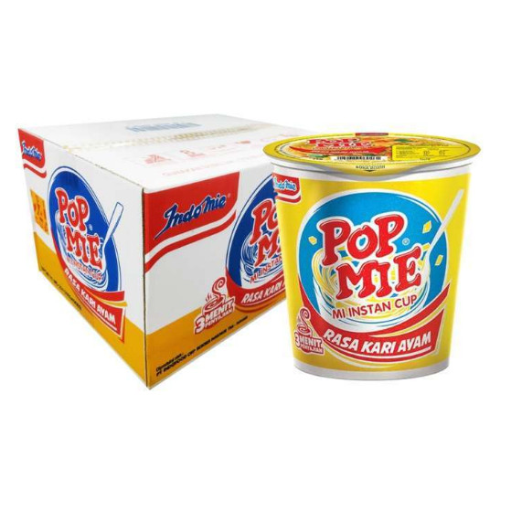 

Pop Mie Kuah Rasa Kari Ayam 75g 1 Dus isi 24