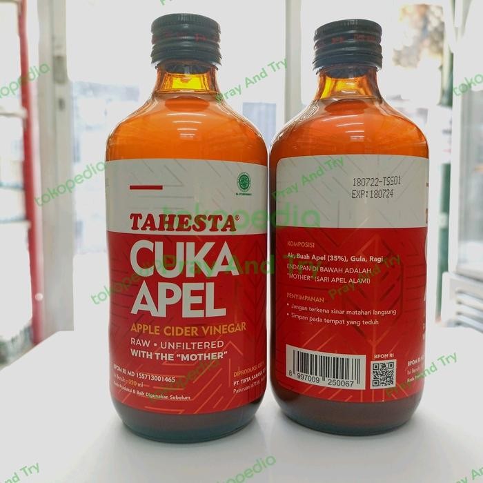 

Cuka Apel TAHESTA 320ml